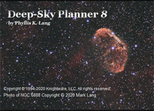 Deep-Sky Planner 8 astronomy software download
